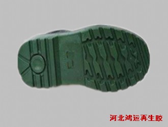 掺用胎面再生胶生产劳保鞋鞋底